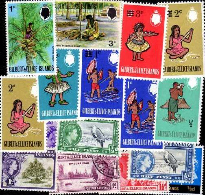 Collections de timbres des Iles Gilbert