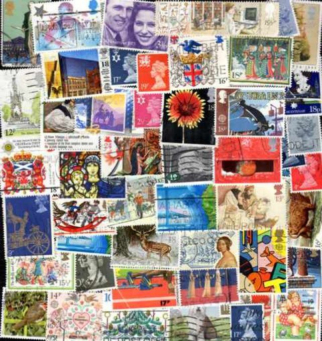 Collections de timbres de Grande-Bretagne