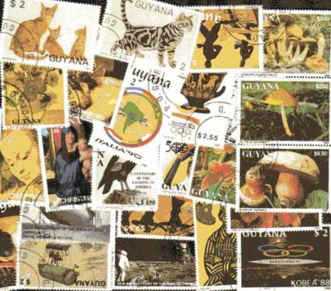 Collections de timbres de Guyane Guyana