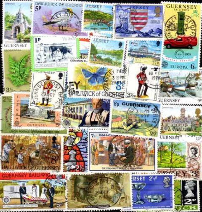 Collections de timbres des Iles Anglo-Normandes