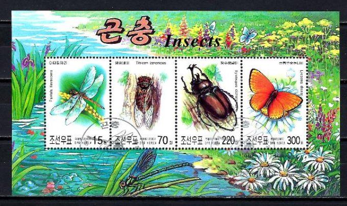 Corée du Nord 2003 (ins42) série complète de 4 timbres oblitérés