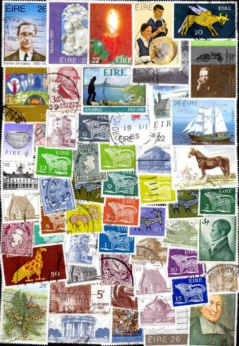 Collections de timbres d'Irlande