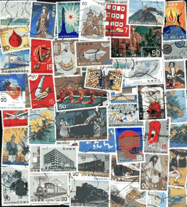Collections de timbres du Japon