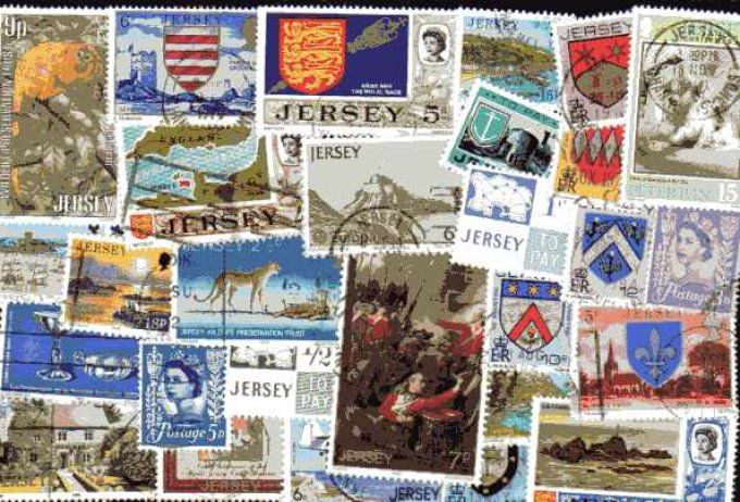 Collections de timbres de Jersey