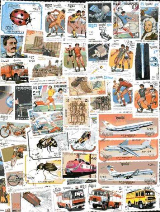 Collections de timbres du Kampuchea