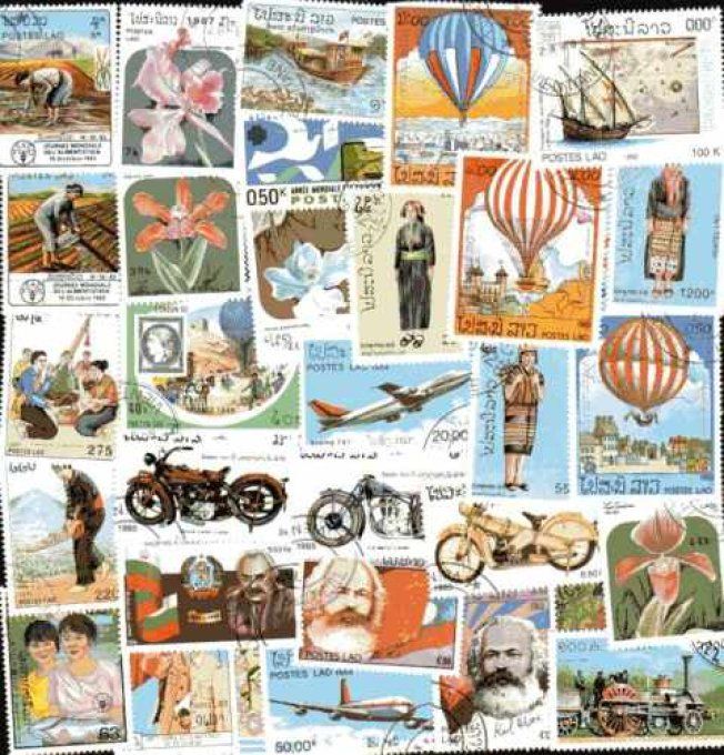 Collections de timbres du Laos