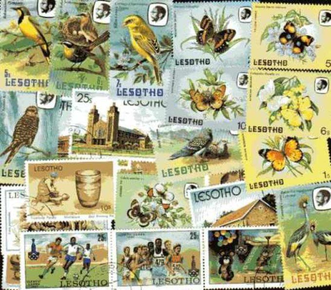 Collections de timbres du Lesotho