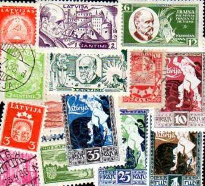 Collections de timbres de Lettonie avant 1940