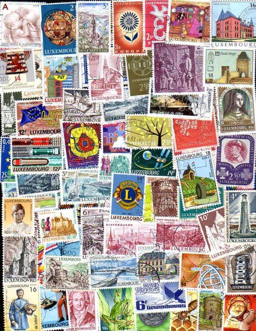 Collections de timbres du Luxembourg Grands Formats