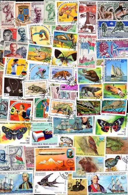 Collections de timbres de Madagascar