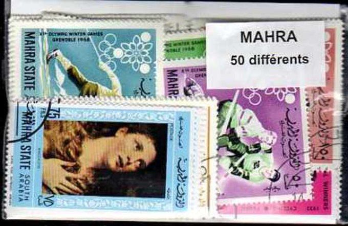 Collections de timbres de Mahra