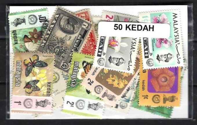 Collections de timbres de Malaisie Kedah
