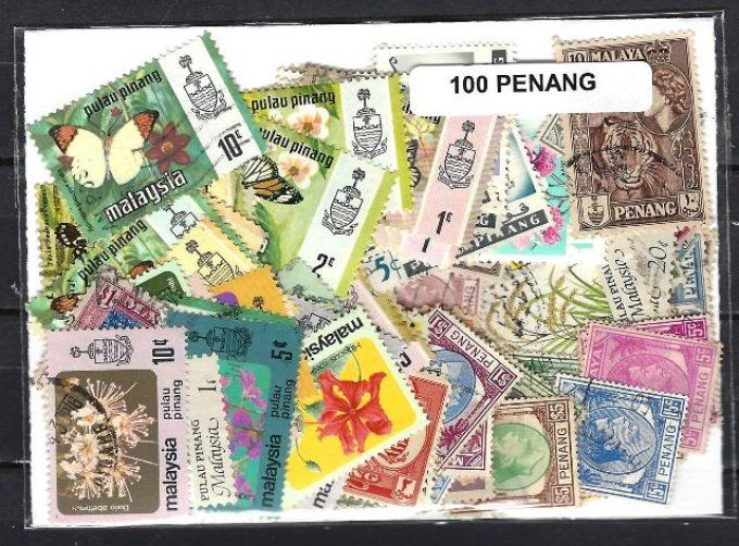 Collections de timbres de Malaisie Penang