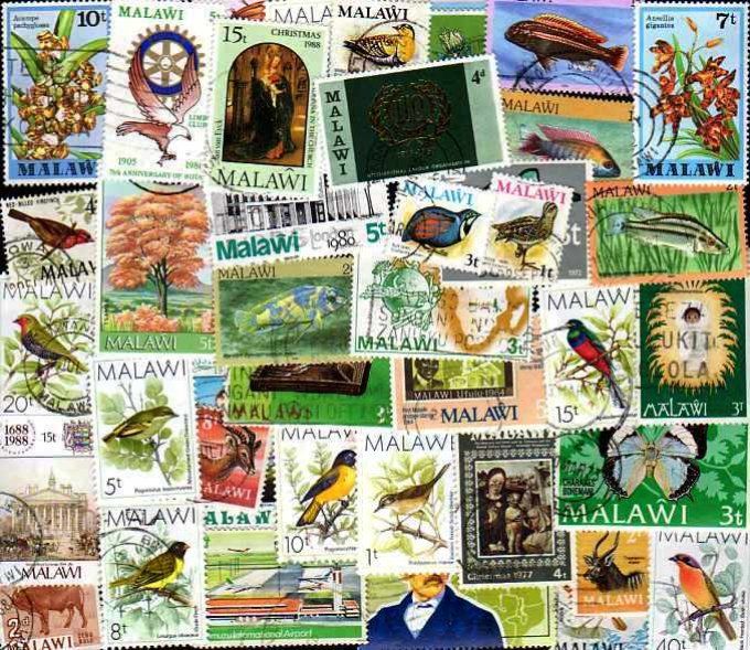 Collections de timbres du Malawi