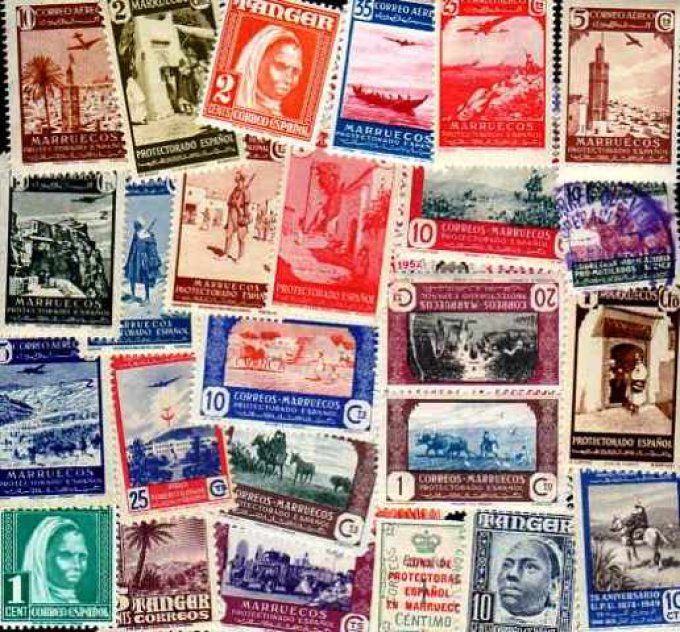 Collections de timbres du Maroc Espagnol