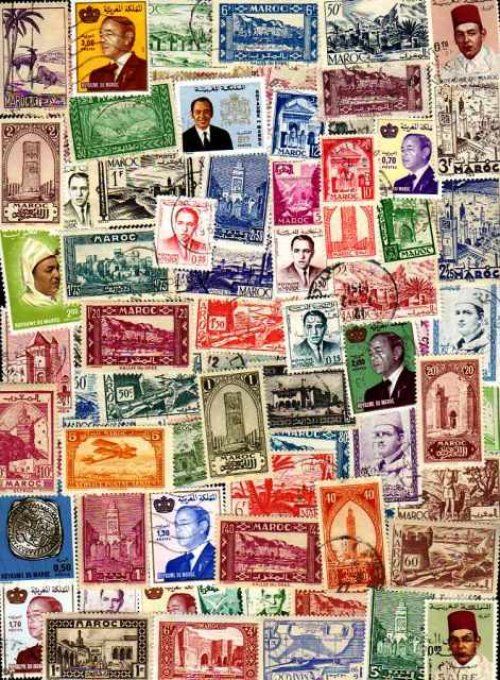 Collections de timbres du Maroc Français