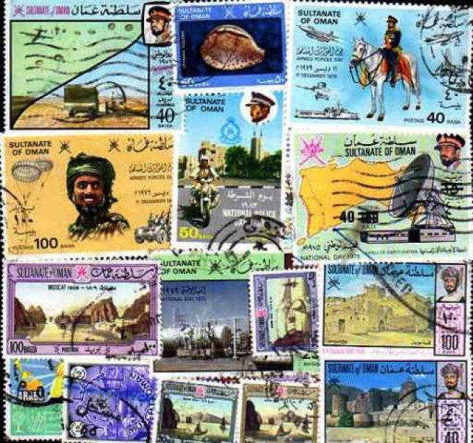 Collections de timbres de Mascate et Oman