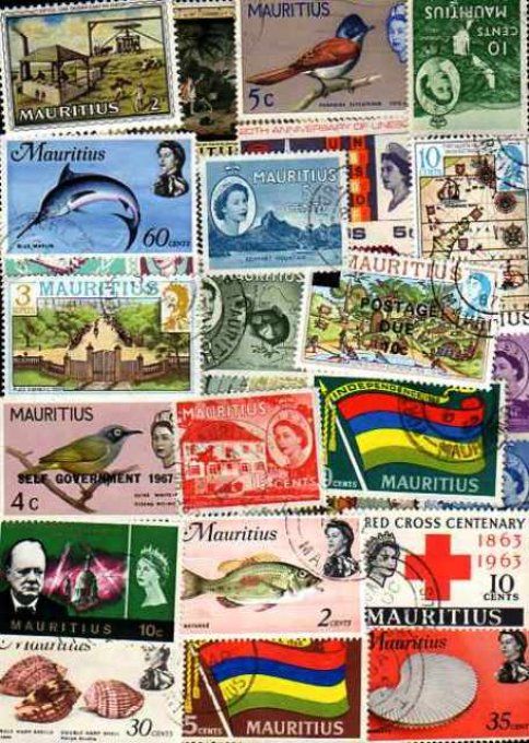 Collections de timbres de l'île Maurice