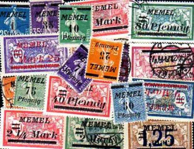 Collections de timbres de Memel