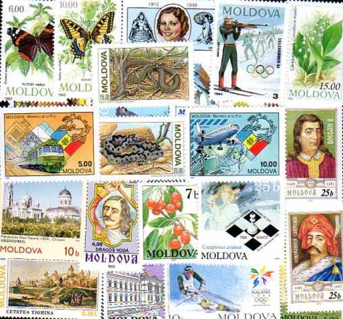 Collections de timbres de Moldavie