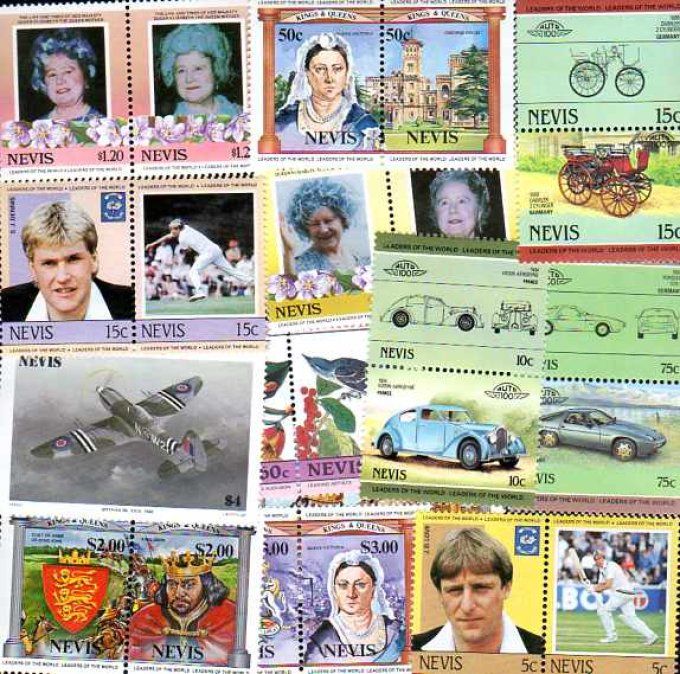 Collections de timbres de Nevis