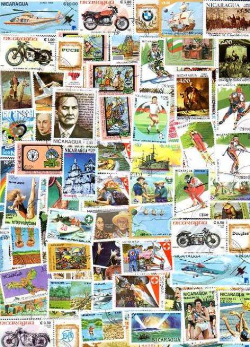 Collections de timbres du Nicaragua
