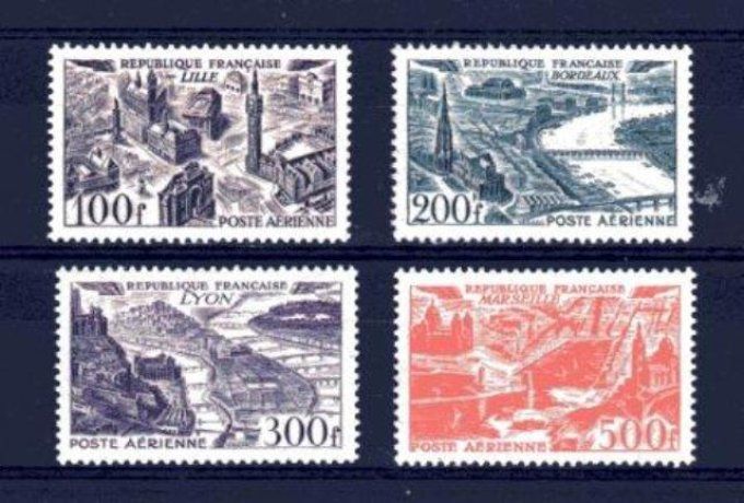 France 1949 - Yvert poste aérienne n° 24 à 27 neuf ** luxe MNH