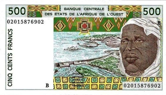 Billet du Bénin 500 francs année 2002 pick 210n UNC