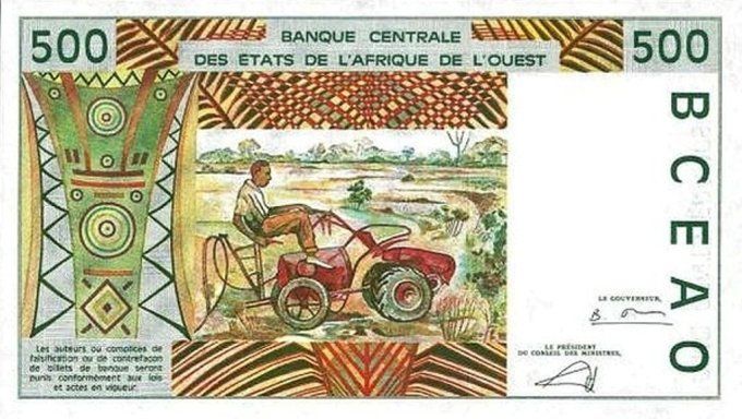 Billet du Bénin 500 francs année 2002 pick 210n UNC