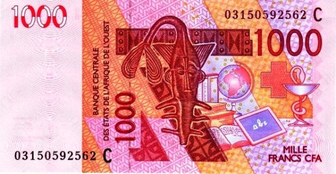 Billet du Burkina Faso 1000 francs année 2003 pick 315a UNC