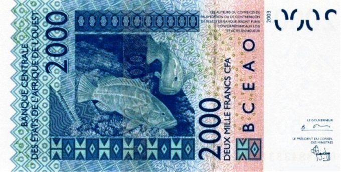 Billet du Niger 2000 francs année 2004 pick 616b UNC 