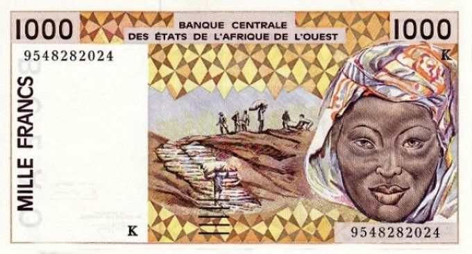 Billet du Sénégal 1000 francs année 1995 pick 711e UNC
