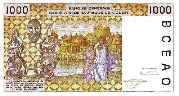 Billet du Sénégal 1000 francs année 2001 pick 711k UNC